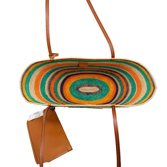 Gucci Raffia Round Interlocking G Tote with Pouch - Picture 6 of 10